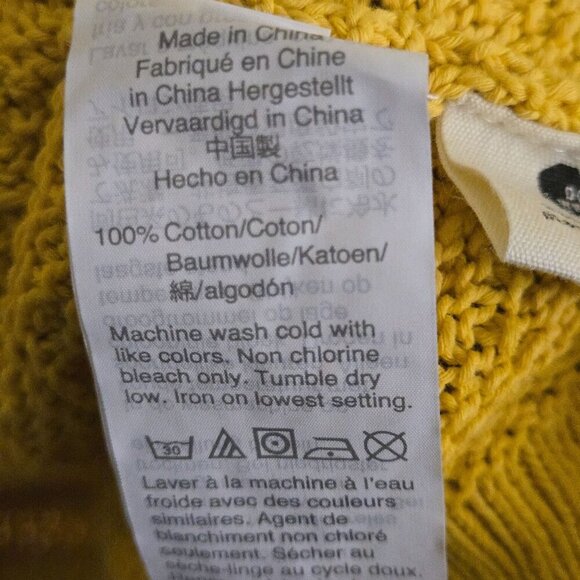 Madewell NWT Colorblock Crocheted Ruffled Strap Sweater Tank Size XL - Picture 8 of 10